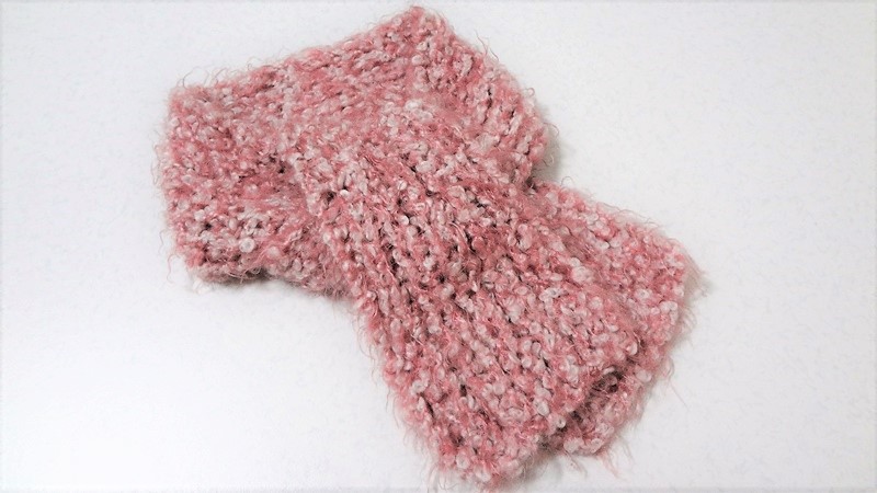 編み物毛糸1玉で作るおしゃれなミニマフラー   けちは生活の知恵