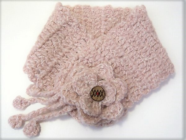 編み物 毛糸1玉で作るかぎ針編みの大人かわいいプチマフラー けちは生活の知恵